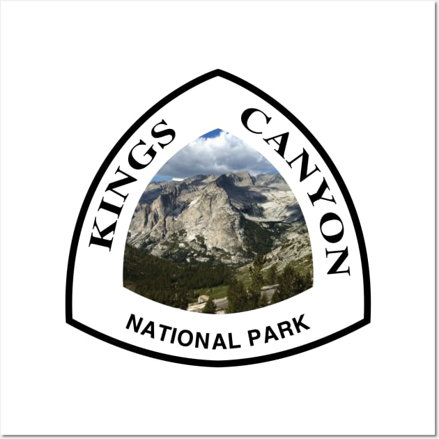 Kings Canyon National Park shield Wall Art by nylebuss